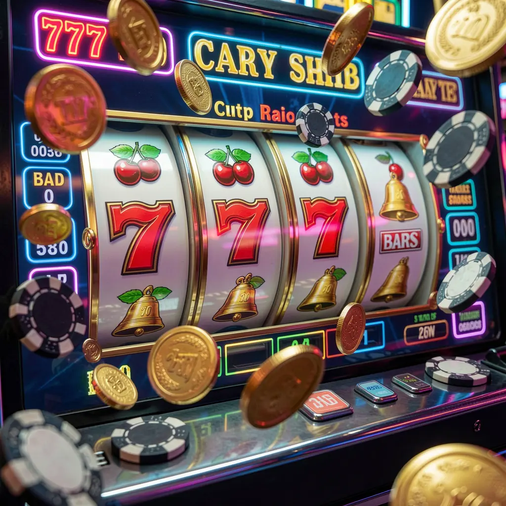 D9D9D9 – Spin the reels and chase big wins in the Philippines Stylish close up of classic slot machine reels showing lucky sevens and flying gold coins highlighting the premium slot experience at D9D9D9 casino for players in the Philippines